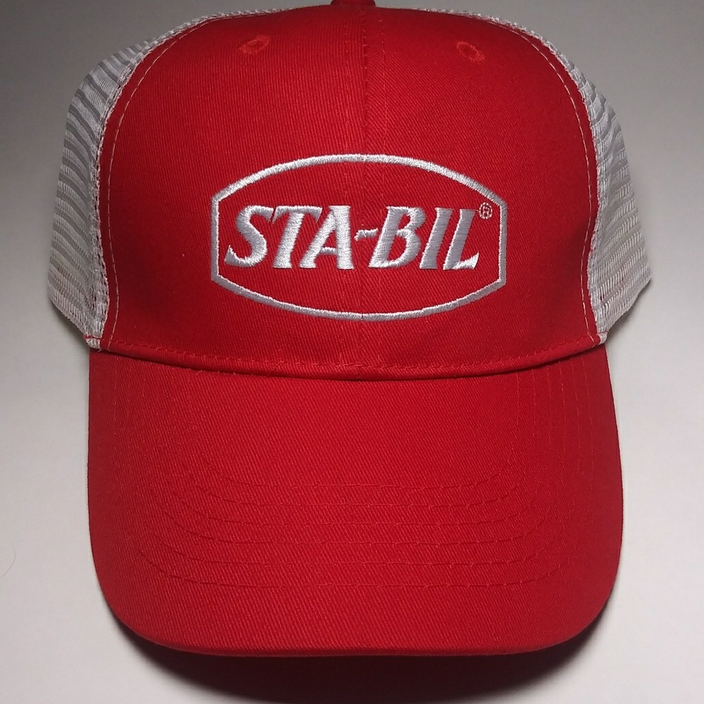 Sta-bil (Red & White) Trucker Cap